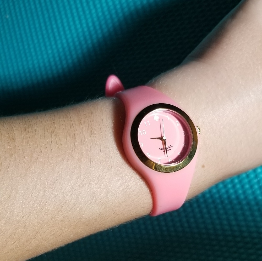 Hot Pink Kate Spade Silicone Rumsey Watch